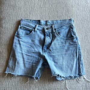 Wrangler Light Blue Jean Shorts
